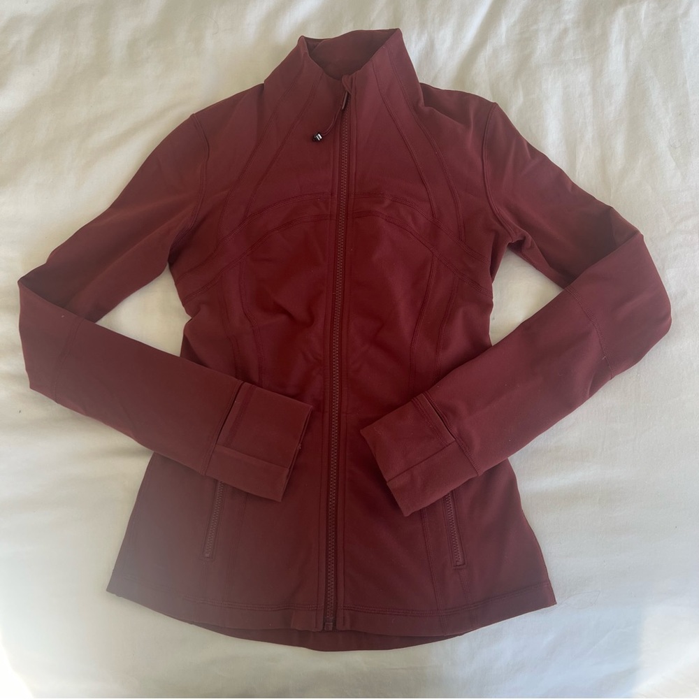 Red Lululemon define jacket - regular length